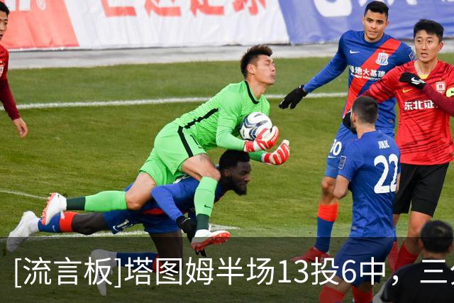 [流言板]塔图姆半场13投6中，三分5中2得到14分2篮板1助攻